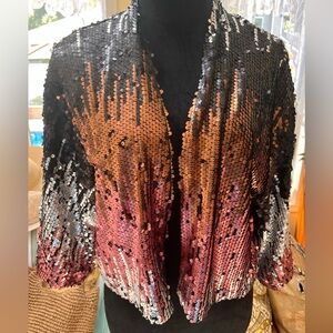 NWT Ana & Ava Sequin Sparkle Jacket